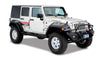 Bushwacker - Jeep Extended Coverage Pocket Style Fender Flare Rear Pair, Dura-Flex(R) 2000 ABS Textured