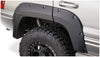 Bushwacker - Jeep Cut-Out Fender Flare Rear Pair, Dura-Flex(R) 2000 TPO Textured