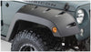 Bushwacker - Jeep Factory Coverage Pocket Style Fender Flare Front Pair, Dura-Flex(R) 2000 ABS Textured