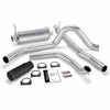 Monster Exhaust System, S/S-Black Tip - 1999-03 Ford 7.3L,W/O Cat Conv