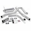 Monster Exhaust System, S/S-Chrome Tip - 1999-03 Ford 7.3L,W/O Cat Conv