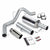 Monster Exhaust System, S/S-Chrome Tip - 2006-07 Dodge 5.9L 325Hp, Mega Cab