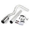 Monster Exhaust, Single, S/S-Chrome Tip - 2007-13 Dodge 6.7L, SCLB-Mega Cab-SB