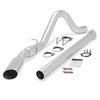 Monster Exhaust, Single, S/S-Chrome Tip - 11-13 Ford 6.7L F250-350 & 2014 F-450 - CCSB-CCLB, SRW