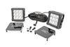 CHROME SERIES LED LIGHT PAIR | 4 INCH | SQUARE | WHITE DRL - ROUGH COUNTRY