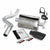 Monster Exhaust System, S/S-Black Tip - 2004-06 Jeep 4.0L Wrnglr Unltd