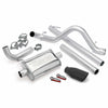 Monster Exhaust System, S/S-Black Tip - 07-11 Jeep 3.8L Wrangler Unlimited-4Dr