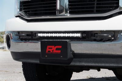 20-inch Single or Dual Row LED Light Bar Hidden Bumper Mounting Brackets