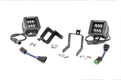 2-inch Black Series CREE LED Fog Light Kit (Ford Super Duty)