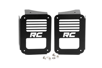 Wrangler JK Tail Light Covers - Slotted Design (Pair)